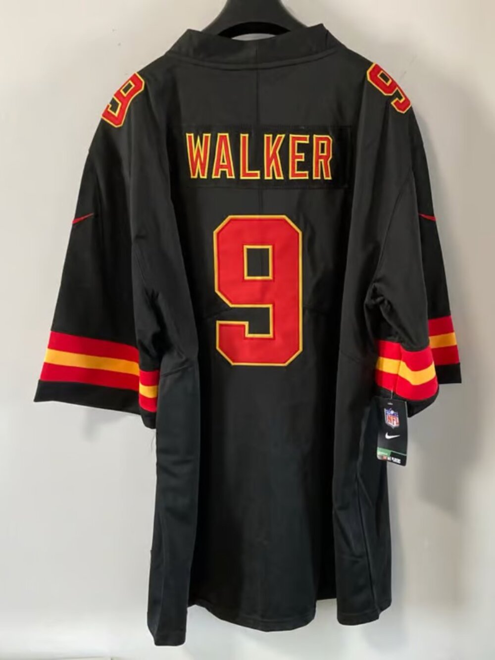 Kenneth Walker III Black Jersey Vapor Stitched